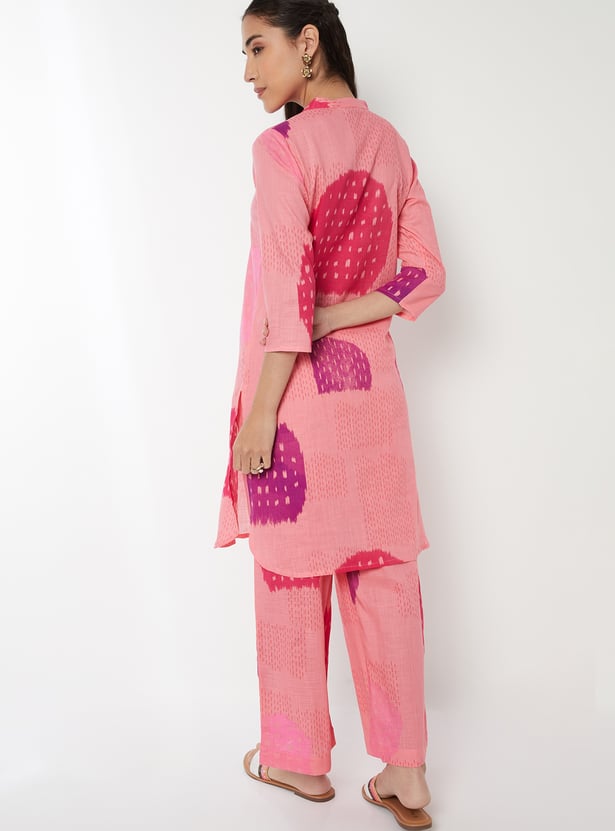 Women Printed Straight Kurta Set