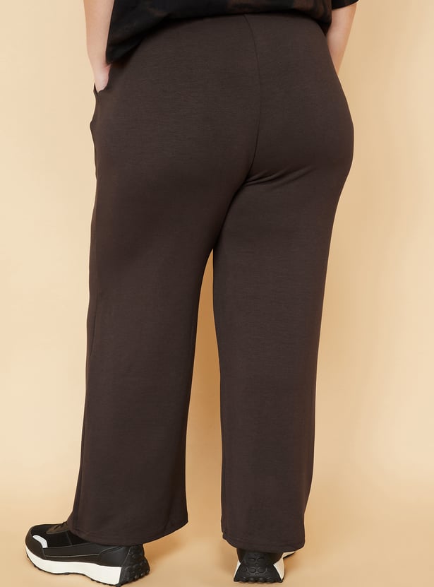 Women Solid Track Pants