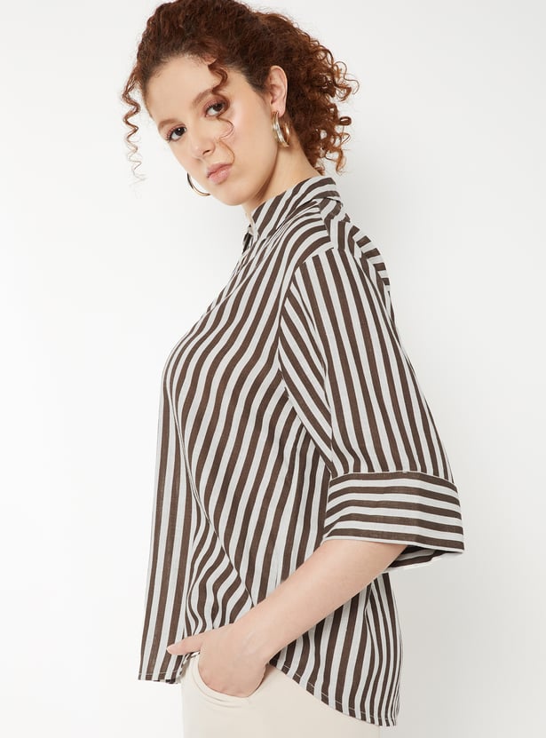 Women Striped Shirt