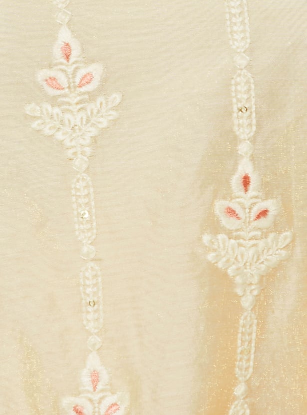 Women Embroidered A-line Kurta Set