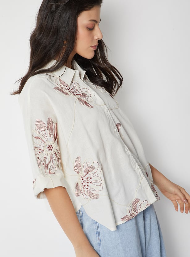 Women Embroidered Shirt