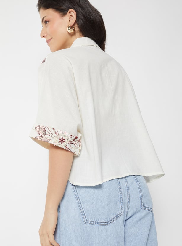 Women Embroidered Shirt