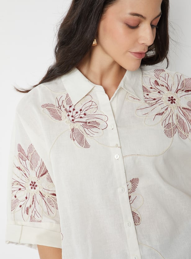 Women Embroidered Shirt