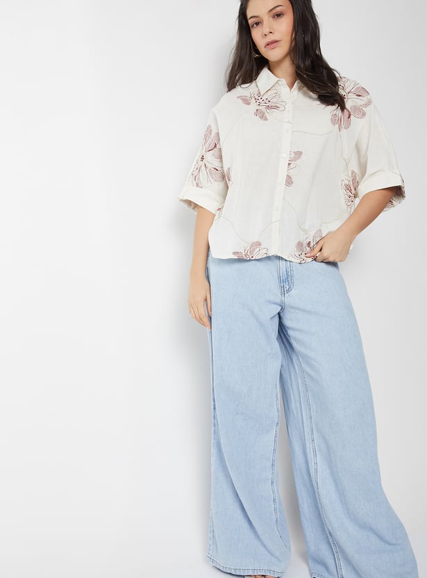 Women Embroidered Shirt