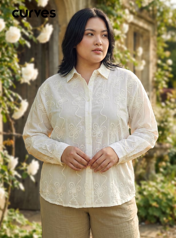 Women Embroidered Shirt