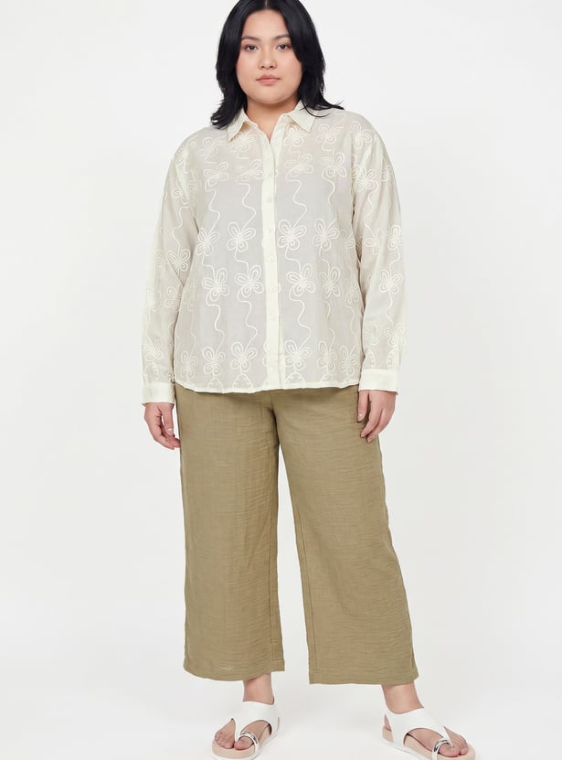 Women Embroidered Shirt
