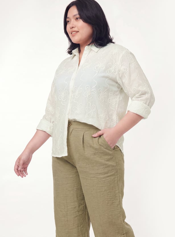 Women Embroidered Shirt