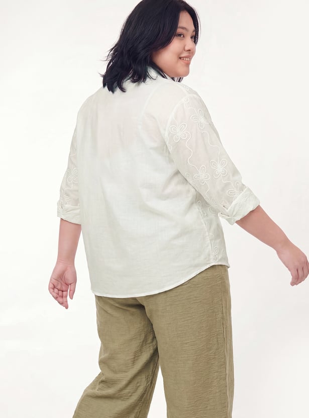 Women Embroidered Shirt