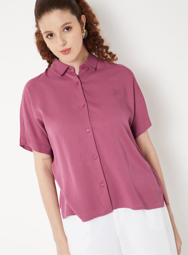 Women Solid Regular Fit Shirt