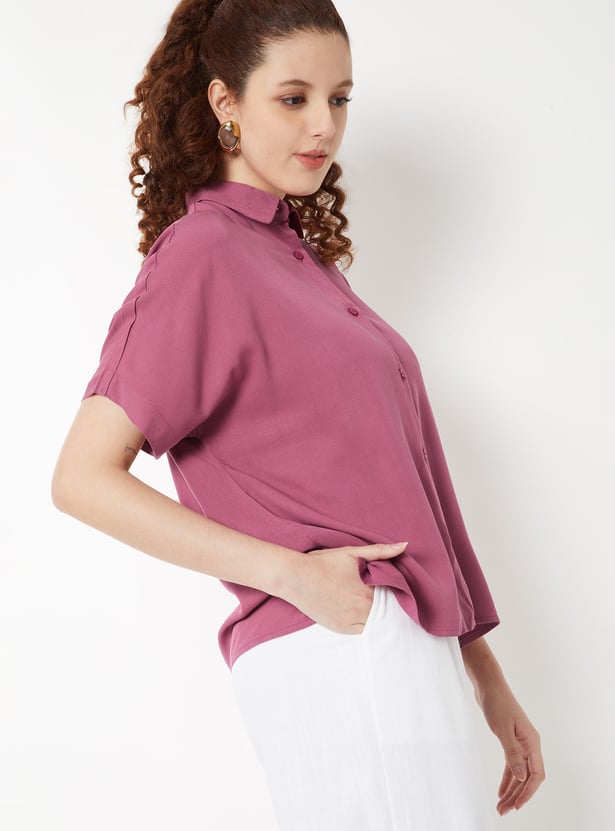 Women Solid Regular Fit Shirt