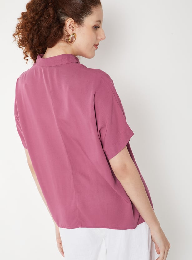 Women Solid Regular Fit Shirt