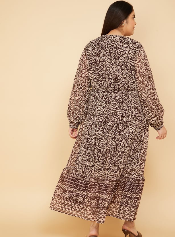 Women Printed A-line Dress
