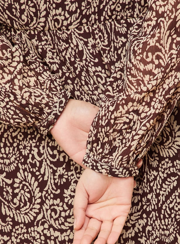 Women Printed A-line Dress