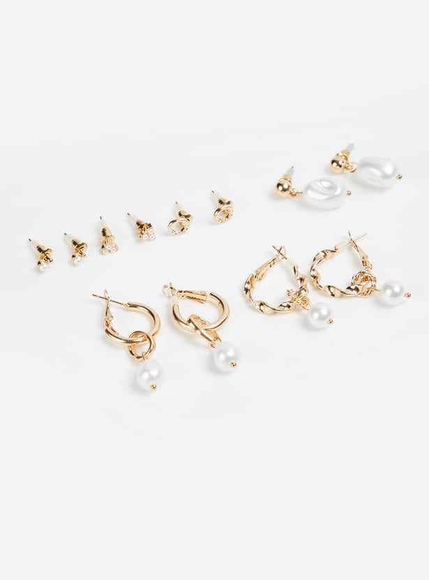 Women Minimal Earrings - Pack of 6