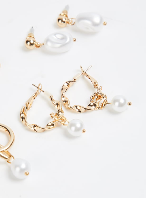 Women Minimal Earrings - Pack of 6