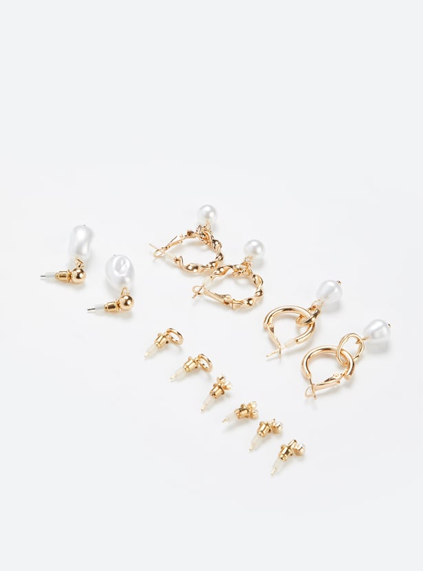 Women Minimal Earrings - Pack of 6