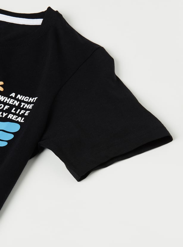 Boys Placement Print T-shirt