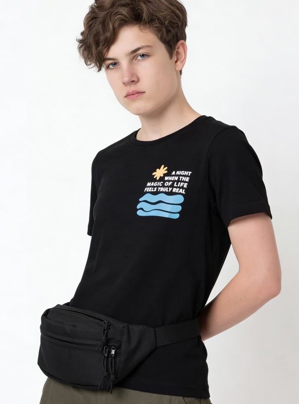 Boys Placement Print T-shirt