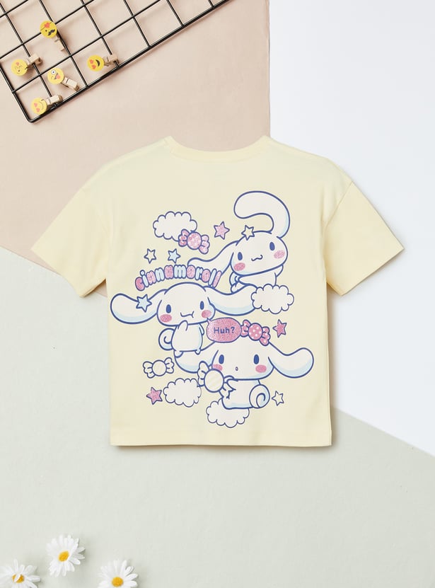 Girls Cinnamoroll Printed T-shirt