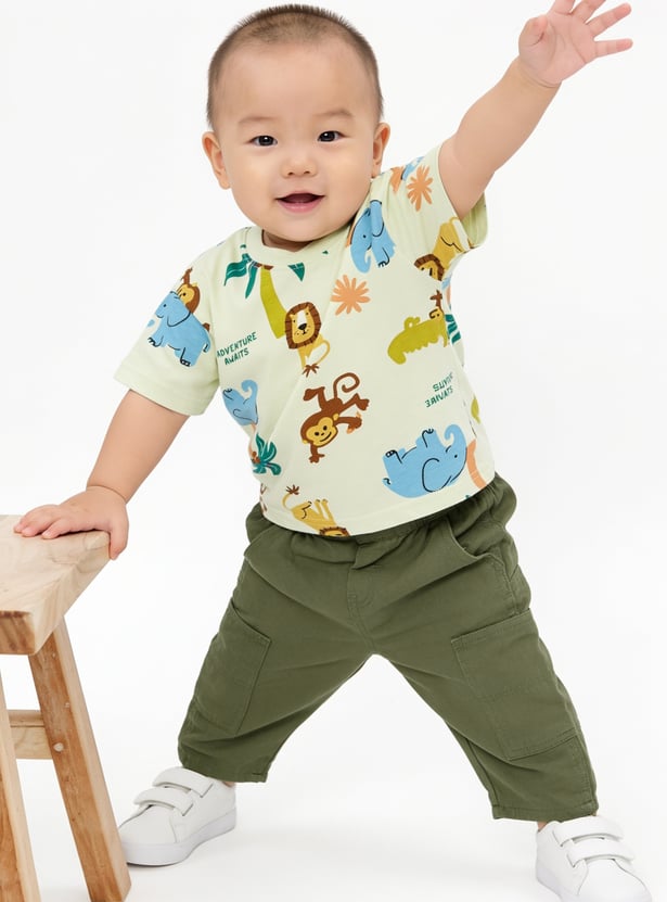 Boys Solid Cargos