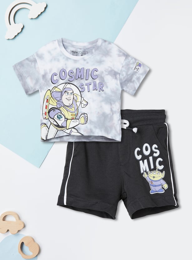 Boys Toy Story Character Print Shorts Set