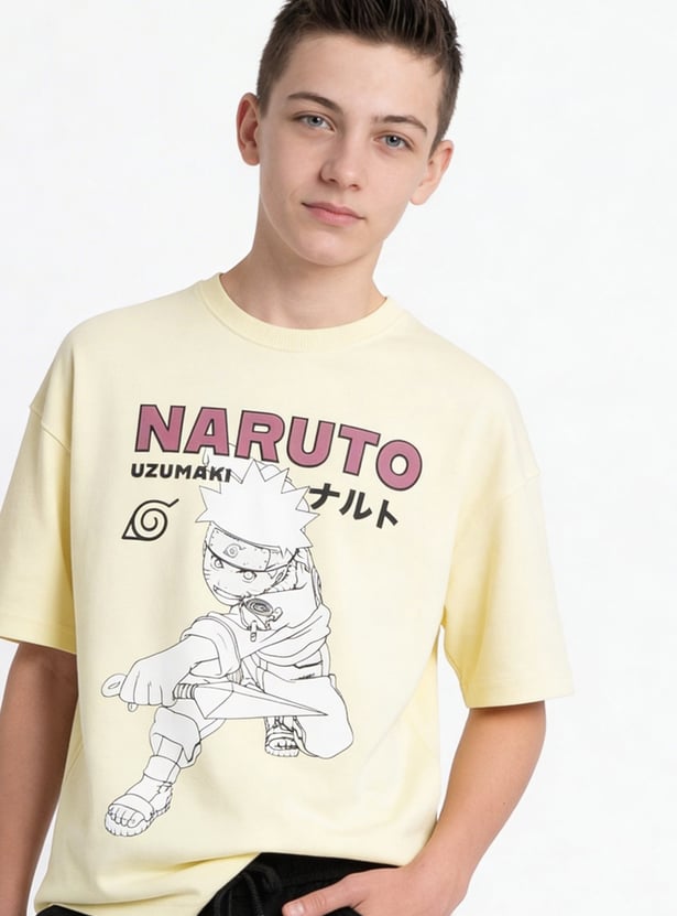 Boys Naruto Print T-shirt