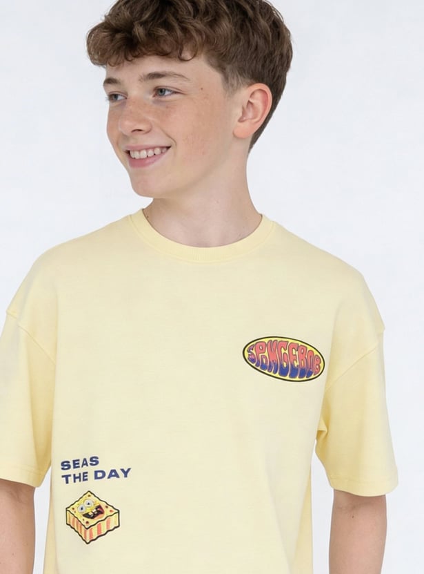 Boys SpongeBob SquarePants Print T-shirt