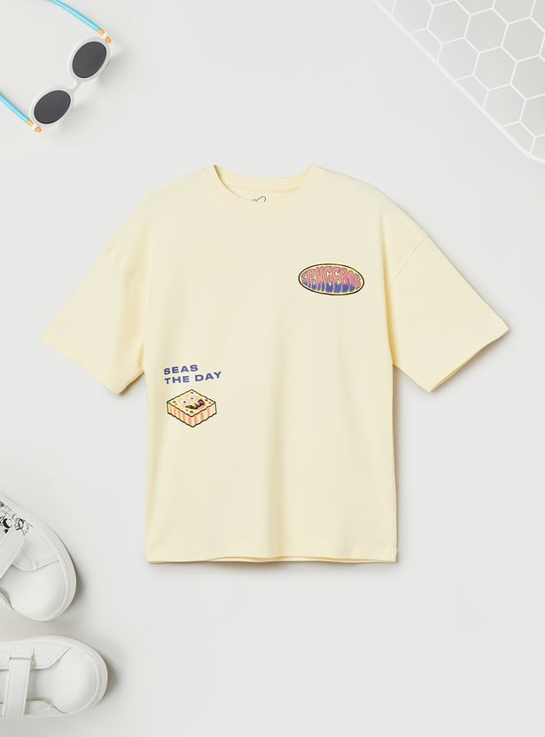 Boys SpongeBob SquarePants Print T-shirt