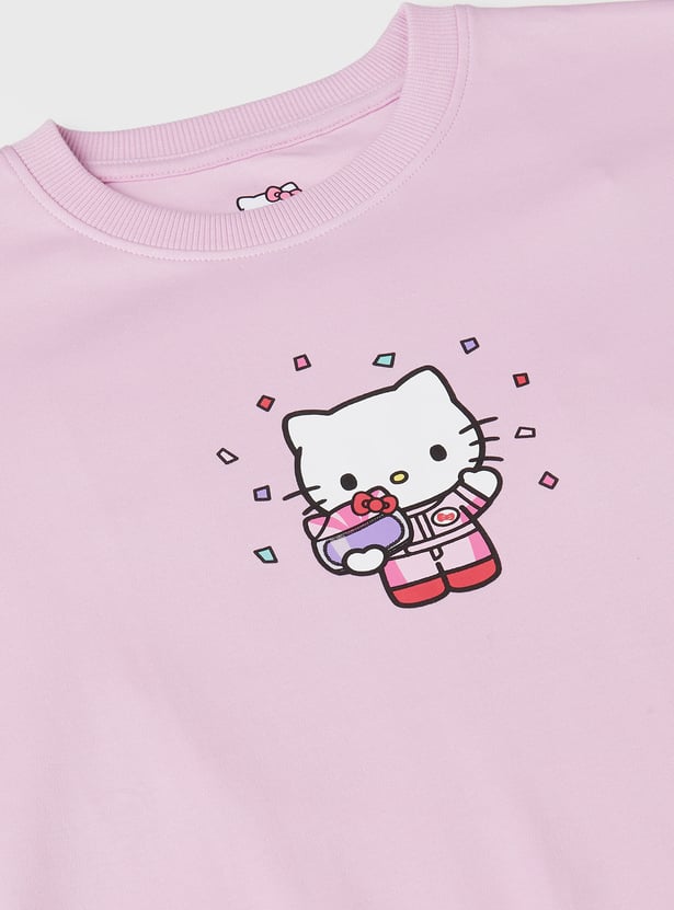 Girls Hello Kitty Print T-shirt