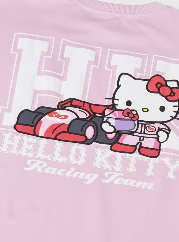 Girls Hello Kitty Print T-shirt