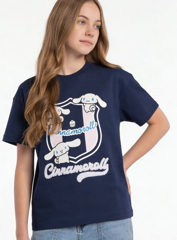 Girls Oversized Cinnamoroll T-shirt