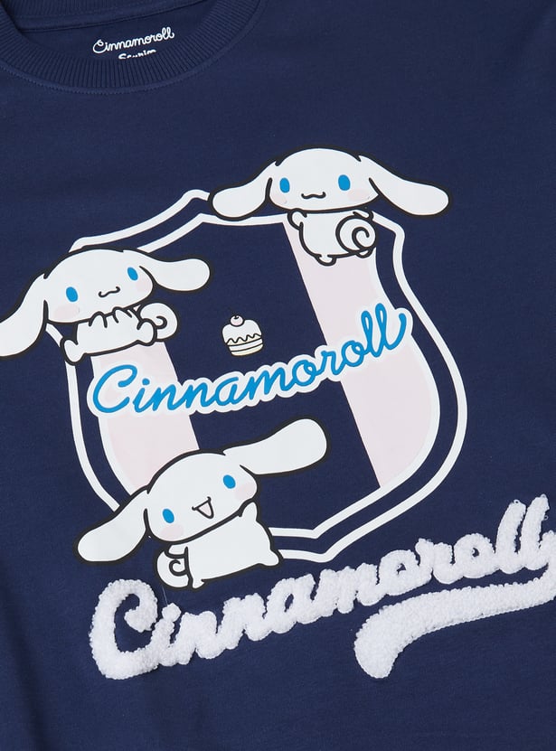 Girls Oversized Cinnamoroll T-shirt