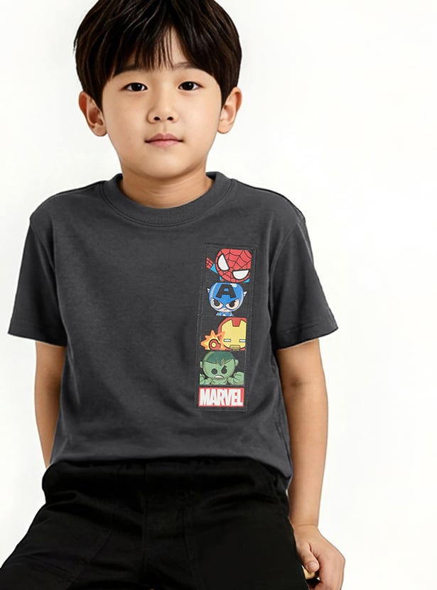Boys Avengers Print T-shirt