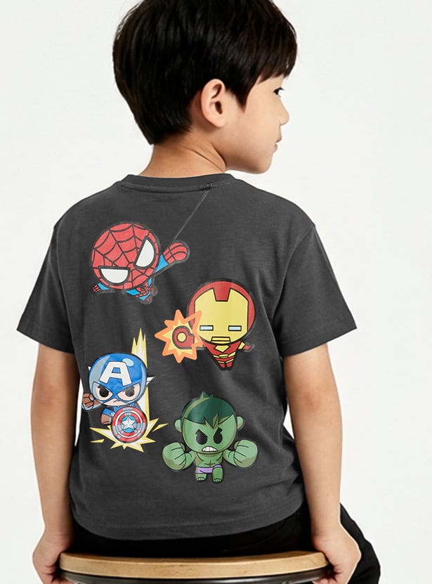 Boys Avengers Print T-shirt