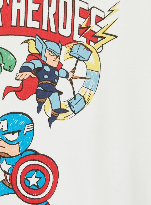Boys Avengers Print T-shirt
