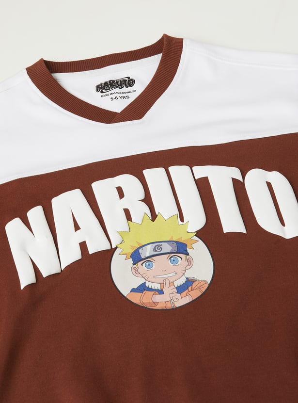 Boys Naruto Print T-shirt