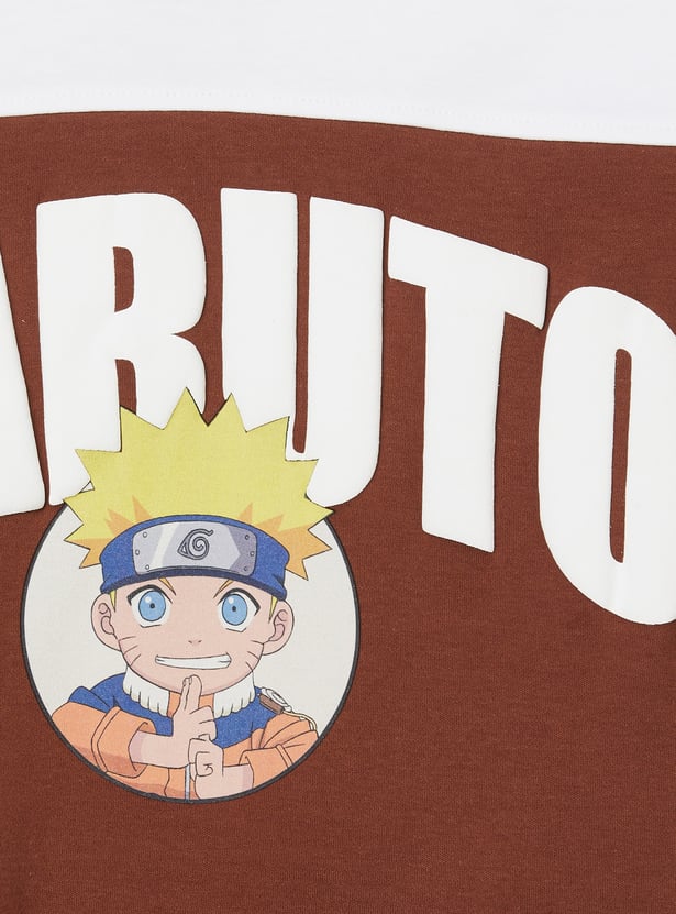 Boys Naruto Print T-shirt