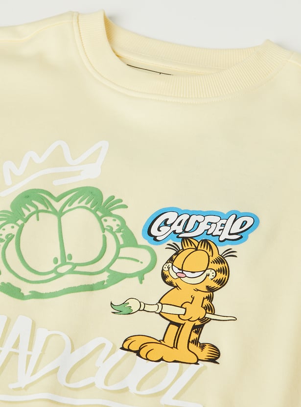 Boys Garfield Print T-shirt