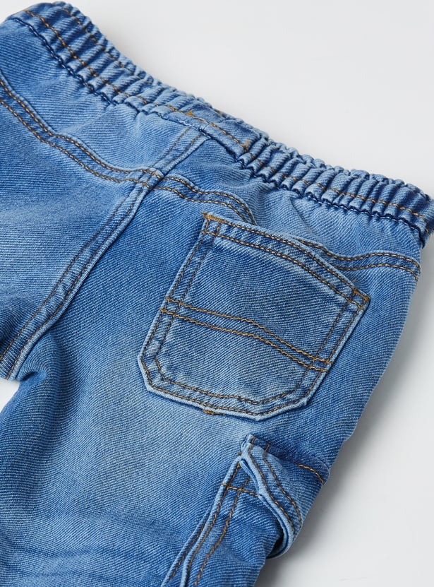 Boys Solid Cargo Joggers