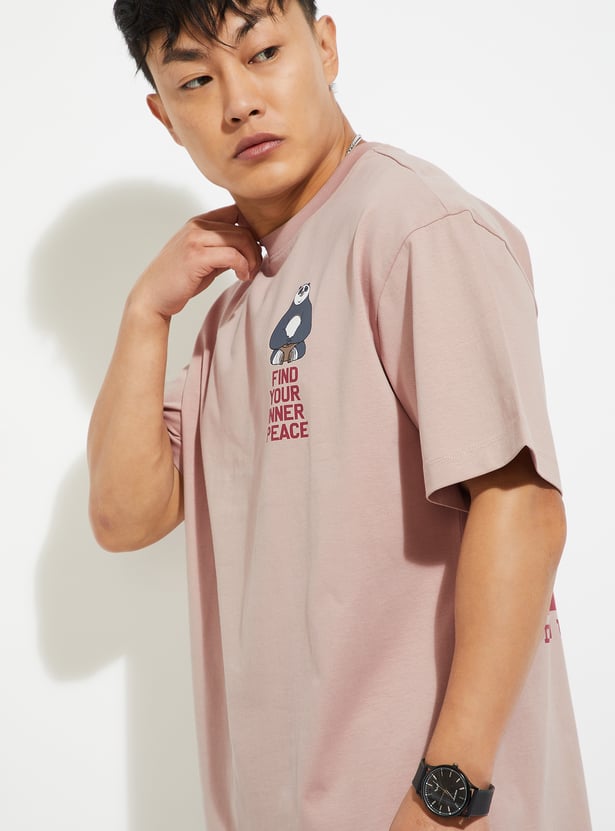 URB_N Men Kung Fu Panda Oversized T-shirt