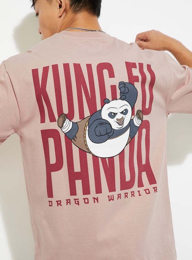 URB_N Men Kung Fu Panda Oversized T-shirt