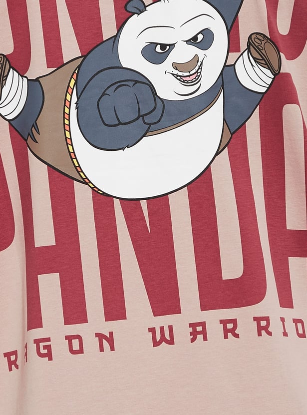 URB_N Men Kung Fu Panda Oversized T-shirt