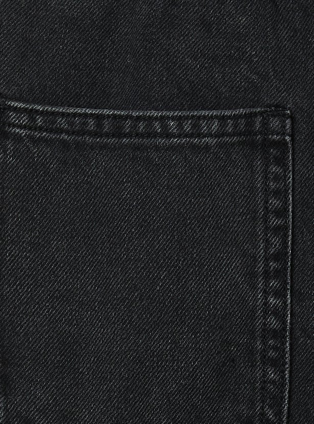Boys Solid Cargo Joggers