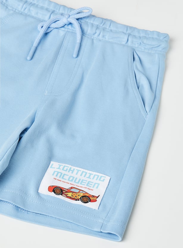 Boys Lightning McQueen Printed Shorts Set