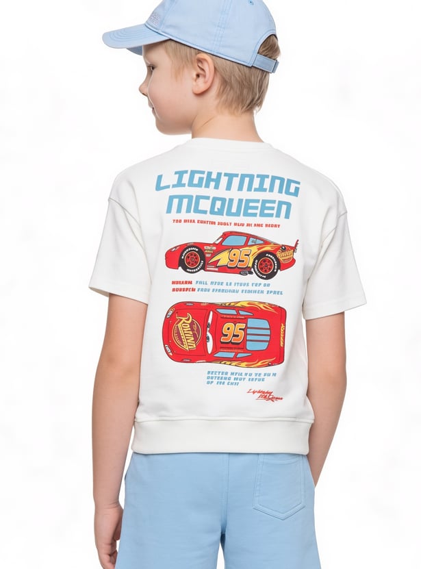 Boys Lightning McQueen Printed Shorts Set