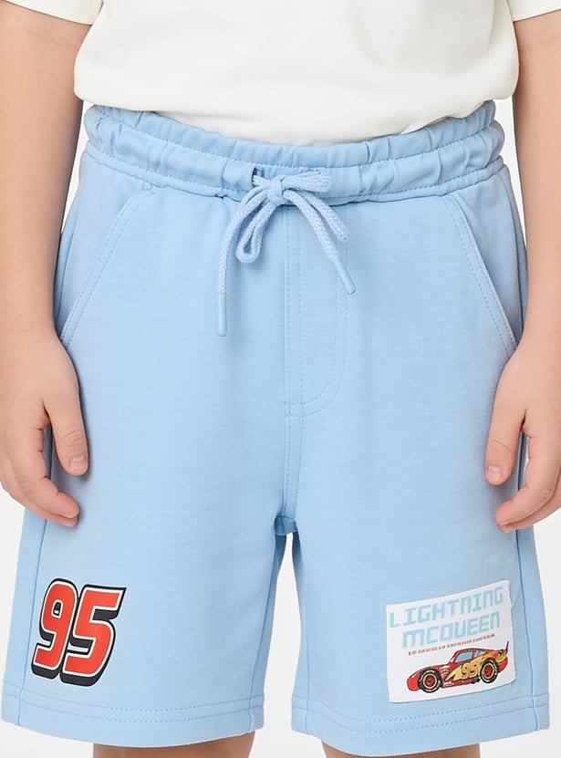 Boys Lightning McQueen Printed Shorts Set