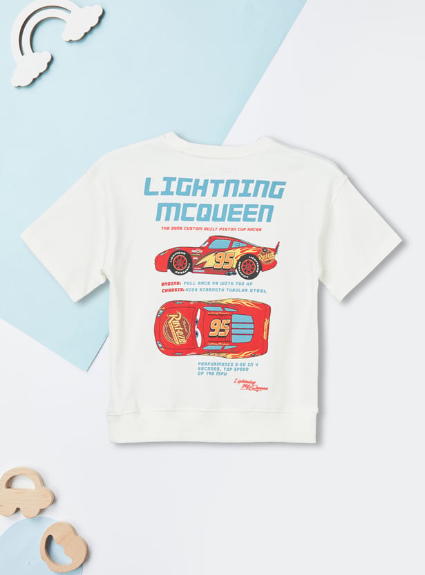 Boys Lightning McQueen Printed Shorts Set
