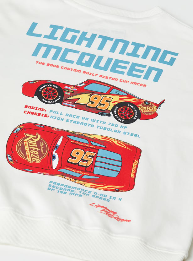 Boys Lightning McQueen Printed Shorts Set