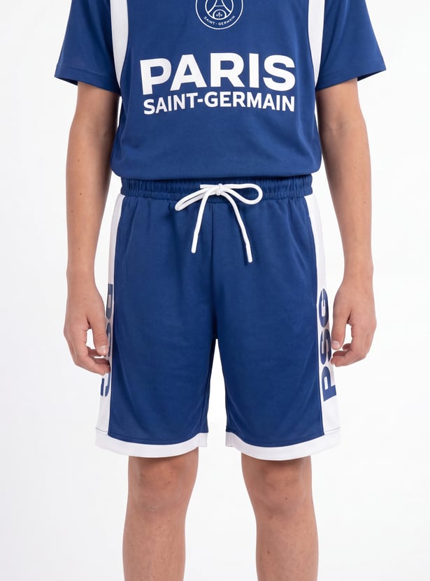 Boys Paris Saint-Germain Printed Shorts Set
