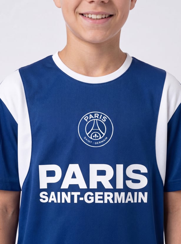 Boys Paris Saint-Germain Printed Shorts Set